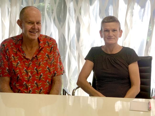 Anthony (Tony) and Karen Clarke are sleep-deprived thanks to noise from night work on the Albert Street station, part of the Cross River Rail project. Picture: Supplied