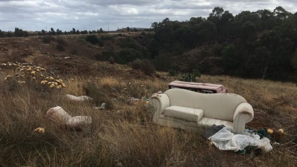 Dumped rubbish is one of the top gripes of people living in Melbourne’s west. Picture: Snap Send Solve