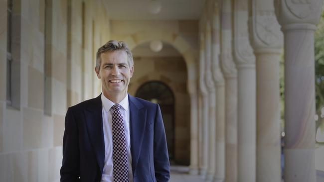 UQ Vice-Chancellor Peter Hoj is arguably the most influential academic in Queensland, but he is just one of many brilliant minds living in the westside. Picture: AAP/Megan Slade