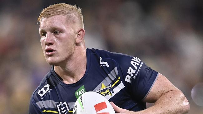 The Cowboys have suffered another injury setback with Griffin Neame expected to miss at least two months with a throat injury. Picture; Ian Hitchcock/Getty Images