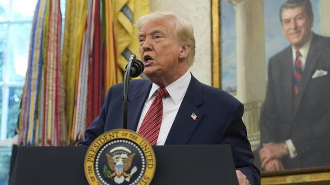 Donald Trump has launched a crackdown on diversity, equity and inclusion programs. Picture: AP