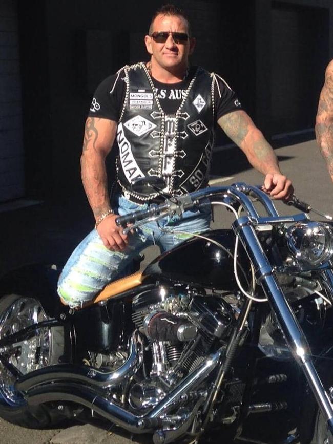 Mongol bikie Shane Bowden. Picture: Supplied