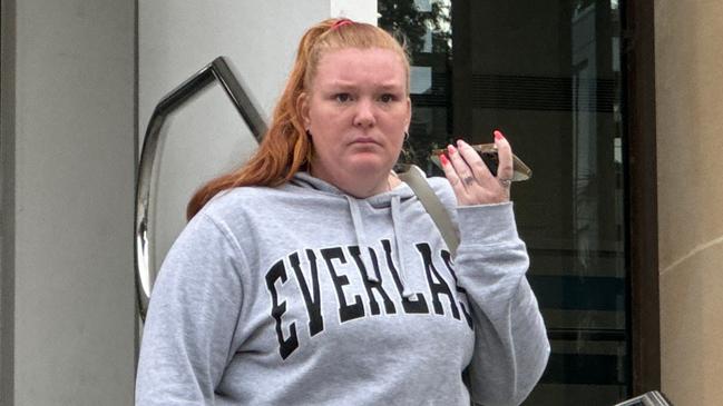 Queensland woman Kirsten Anthony outside Wollongong Local Court earlier this year. Picture: Dylan Arvela