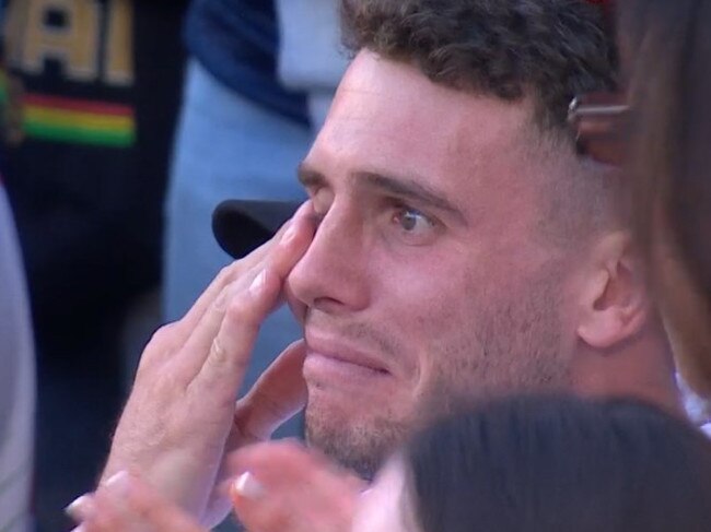 Adam Elliott was in tears. Photo: Fox Sports