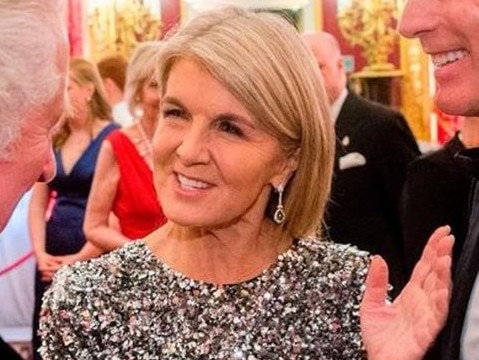 Former Australian foreign minister Julie Bishop has joined Prince Charles for a gala dinner at one of the royal family’s palaces in London this week. Image: Instagram