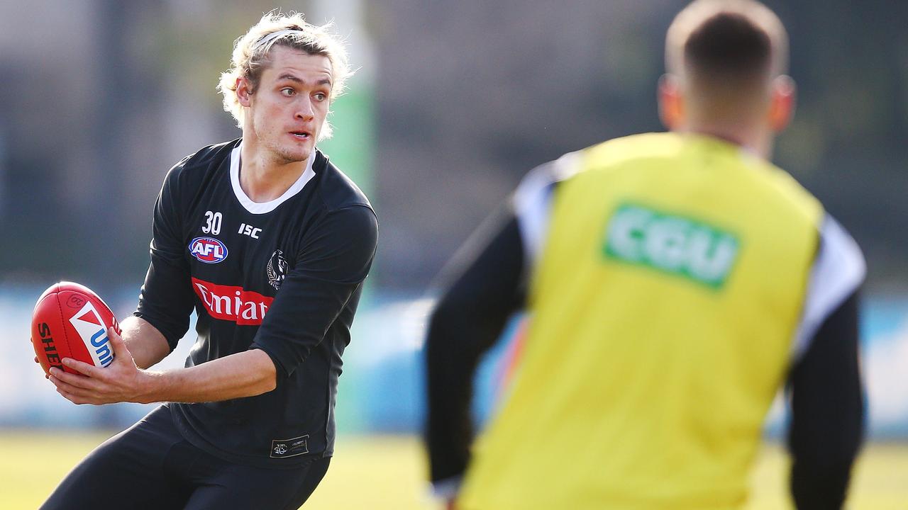 Collingwood ponder throwing Darcy Moore at the Eagles | The Australian