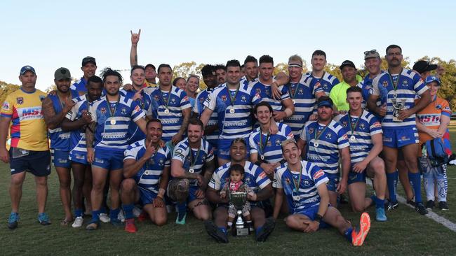 The Beerwah Bulldogs snapped a 41-year premiership drought after defeating Redlands 34-08 in the Brisbane Division 1 grand final on Saturday. Picture: Beerwah Bulldogs