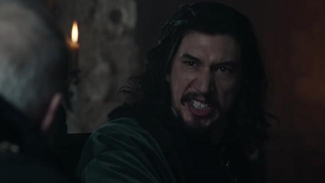 At least Adam Driver’s tresses were safe.