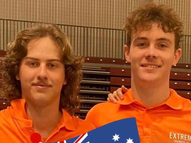 Extreme Trampoline CQ members Matt Grieves and Sam Durkin have been named in the 50-strong Australian team to compete at the World Age Group Championships in Birmingham in November.