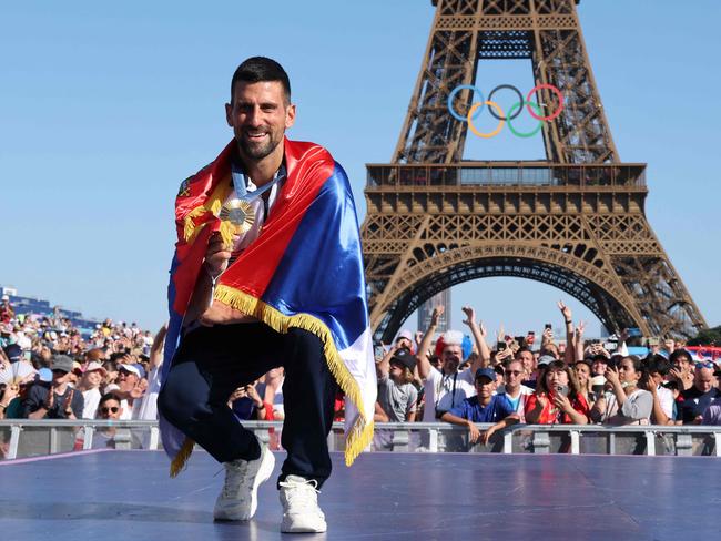 Gold medallist in the men's singles tennis event Serbia's Novak Djokovic is vying for another US Open. Picture: AFP