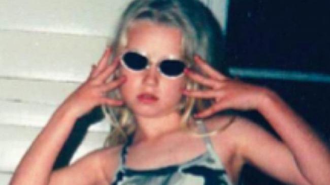 A younger Iggy Azalea.  Picture: Instagram