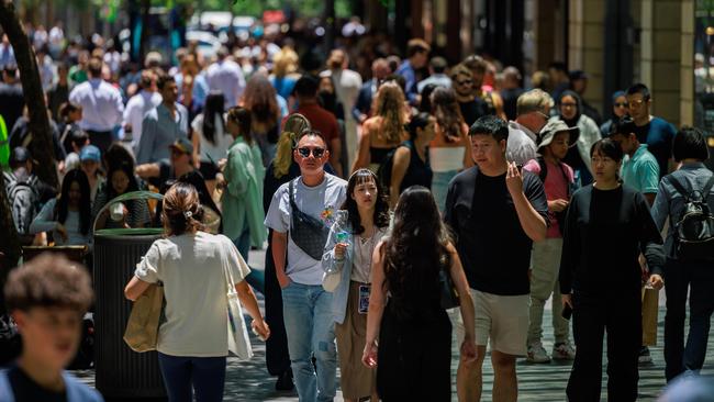 Australian consumers are expected to spend more in 2025 as cost of living pressures ease further. Picture: Justin Lloyd