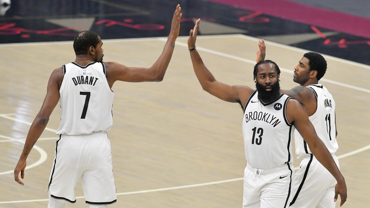 Brooklyn’s big three have another key piece to work with. (Photo by Jason Miller/Getty Images)