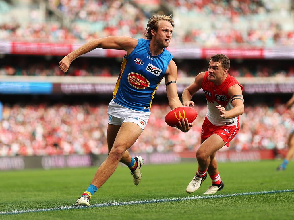 Jack Lukosius is reportedly very happy with his life on the Gold Coast, to the disappointment of South Australian clubs. Picture: Mark Metcalfe/AFL Photos/via Getty Images.