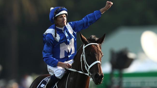 Hugh Bowman had a famous association with Winx. Picture: Getty Images