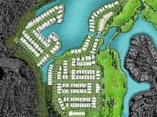 Residential development plans for Pelican Waters Golf Club were approved before new owner Palm Lake Group bought the property. Picture: Contributed