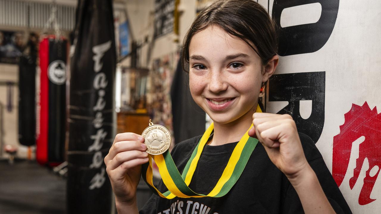 Smithy's TGW Gym member Ruby King after success at the Australian Amateur Boxing League Titles in Tasmania. Picture: Kevin Farmer