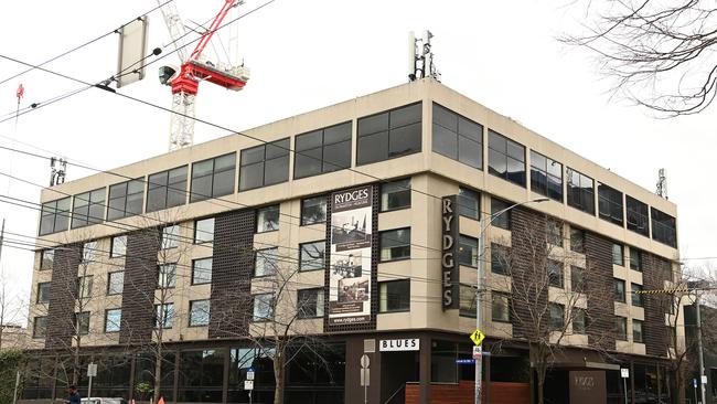 A general view of the Rydges on Swanston hotel in Melbourne. Picture: Getty Images