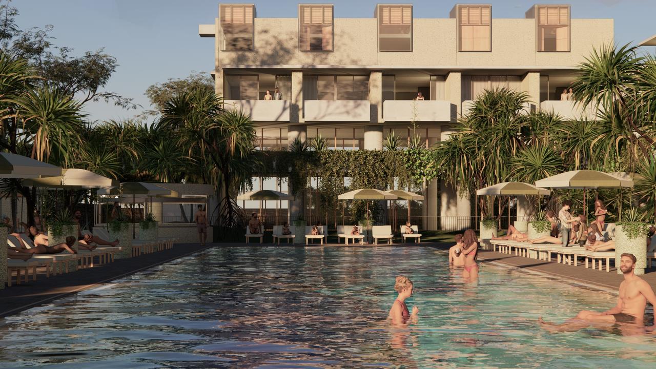 Renders of The Calile Hotel at Noosa.