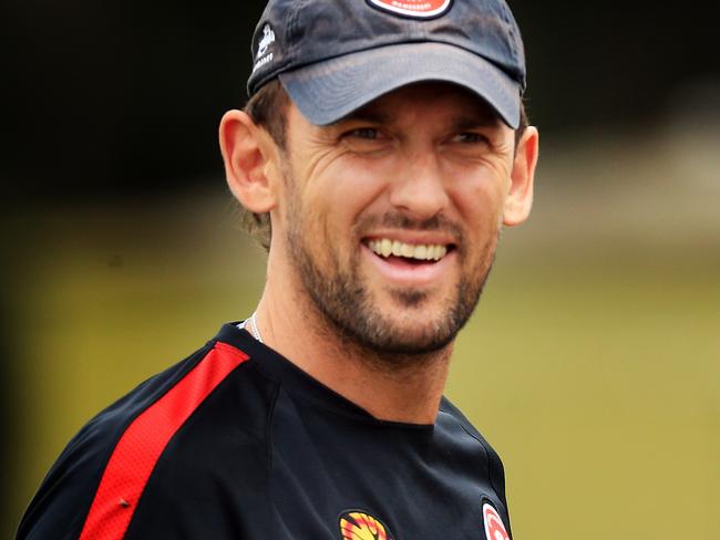 Tony Popovic during Western Sydney Wanderers training at Blacktown International Sportspark, Rooty Hill. pic Mark Evans