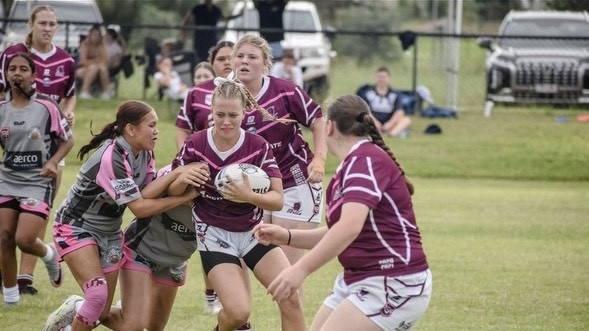 Indy Blissner for the Dalby Devils rugby league side.