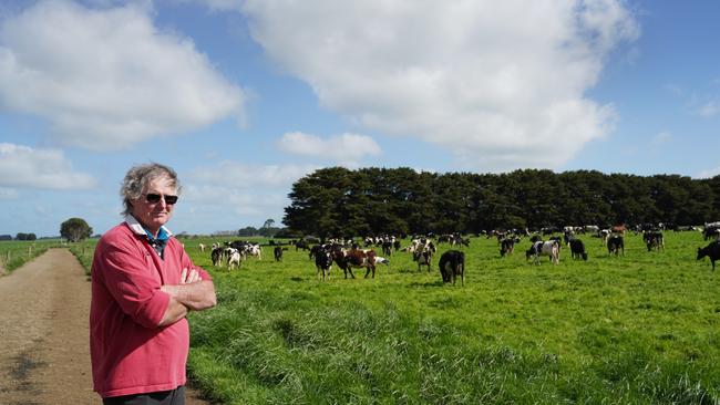 South West Victorian dairy farmer Bernie Free. Picture: Karla Northcott