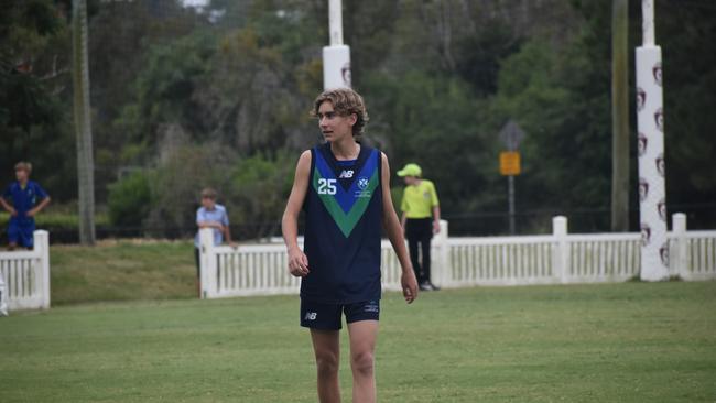 AIC First XVIII AFL footy game between Ambrose Treacy College and St Edmund's College. Wednesday March 8. Picture, Nick Tucker.