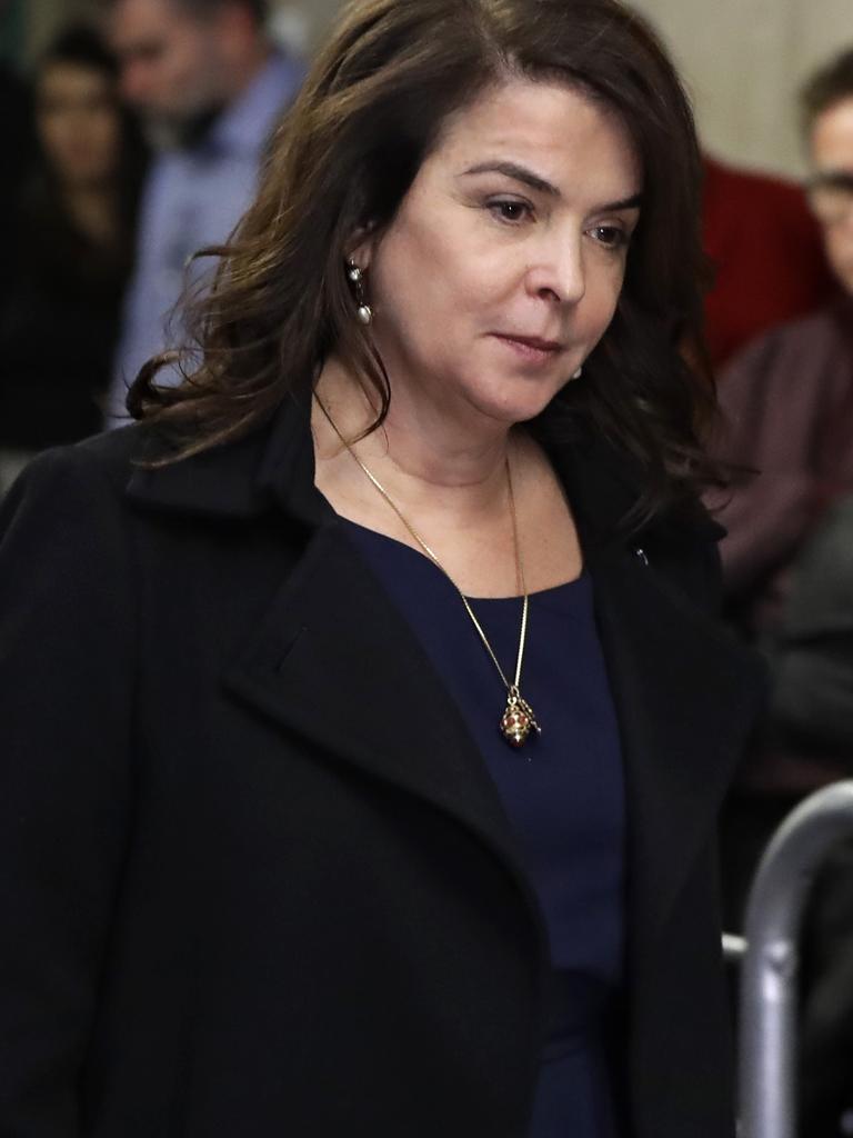 Annabella Sciorra also testified in the trial on January 23. Picture: Richard Drew/AP