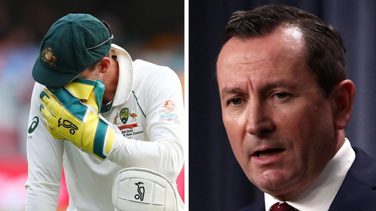 Mark McGowan has doubled down on his stance that everyone involved with the Ashes will enter 14 days of quarantine. Picture: Getty Images