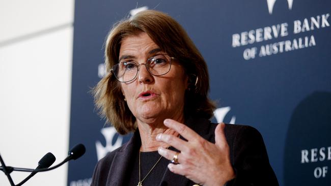 Reserve Bank governor Michele Bullock. Picture: NewsWire / Nikki Short