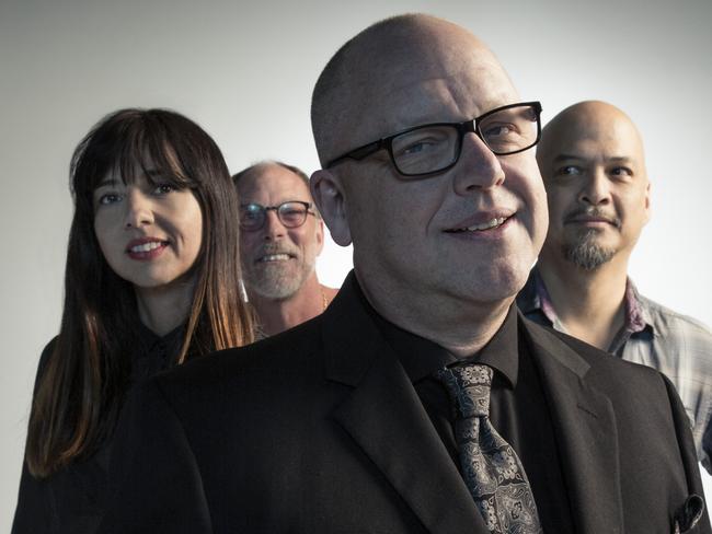 US rock band The Pixies From left: Paz Lenchantin, David Lovering, Black Francis, Joey Santiago