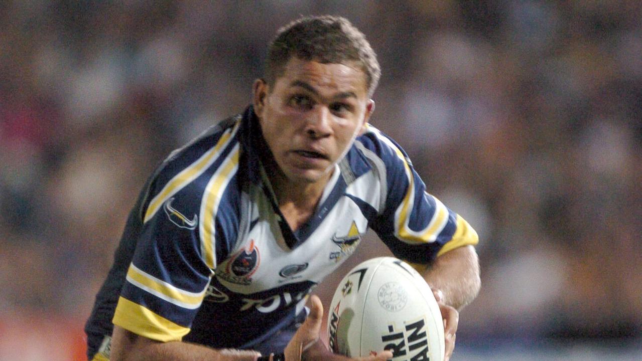 Matt Bowen in action in North Queensland’s first win over the Broncos on August 18, 2004