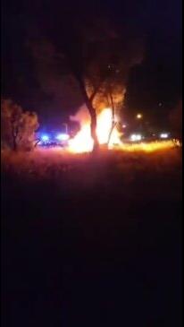 Larapinta car fire, May 25