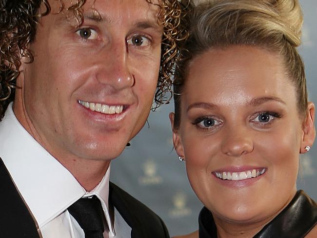 Brownlow Matt & Ashleigh Priddis Picture:WayneKudbey