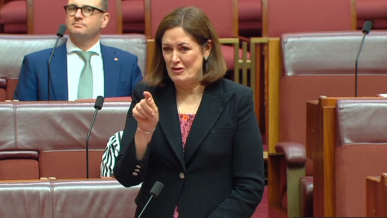 Liberal Senator reduced to tears after being targeted by Labor