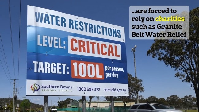 Drought-stricken Queensland towns running out of water