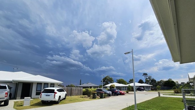 Severe storm over Boonah on approach to Bethania, Logan. Photo: Jason Adam Peisley