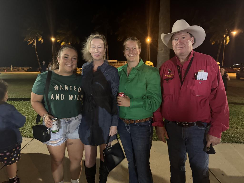 PBR Tahlee Foote, Nicole Shaw, Teneale Griggs and Patrick O'Brien