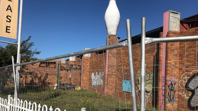 Kedron Bowl has been smashed by vandals. Picture: Glen Norris