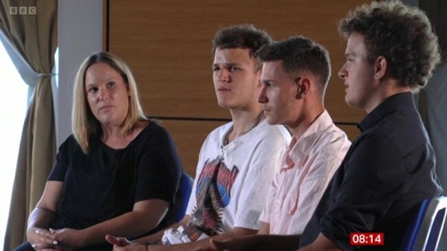 The woman’s sons have praised her for her actions. Picture: BBC