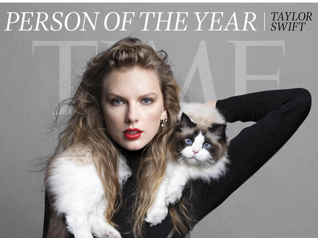 This may have riled a few people who are no on board with Swift. Picture: Handout / TIME / TIME Person of the Year / AFP