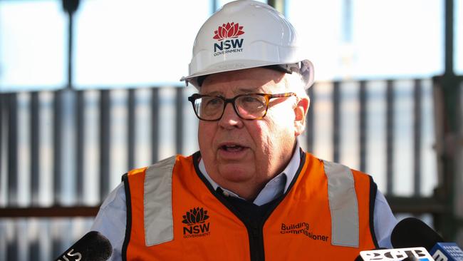 NSW Building Commissioner, David Chandler. Picture: Gaye Gerard.