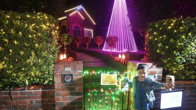 If you light up your home for Christmas like Olivia, we want to know about it. Picture: Yuri Kouzmin