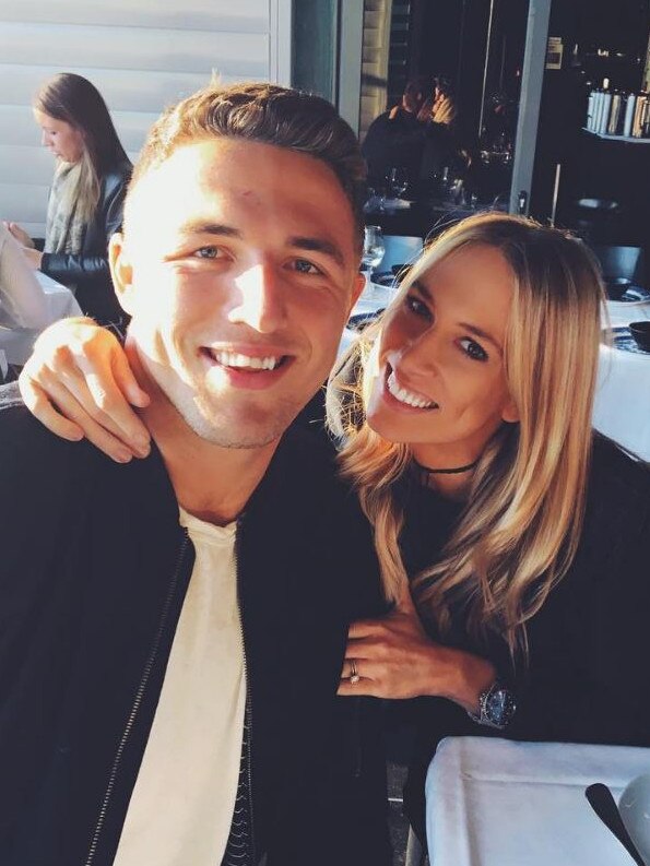 Sam and Phoebe Burgess during their marriage. Picture: Instagram