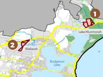 The location of the Wallarah proposal.