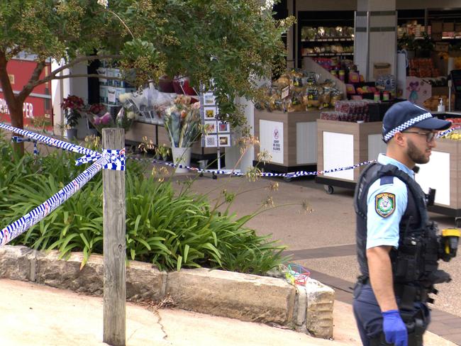 Scene where a woman was allegedly stabbed in Randwick. Picture: OnScene Bondi