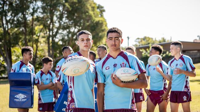 Keebra Park Walters Cup players Jett Bryce (left) and Wailer Whaiapu . Photo: Supplied