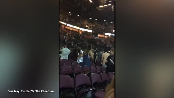 Huge explosion heard from inside Manchester Arena                                         