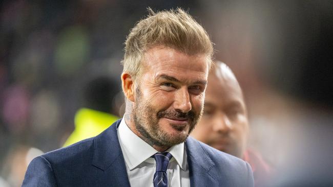 David Beckham is one of the all-time footballing greats. (Photo by Shaun Clark/Getty Images)