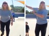 'Mum Club Karen' clashes with scooters over kids being at park